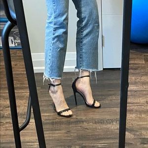 Steve Madden Gypsy black strappy heel sandal！